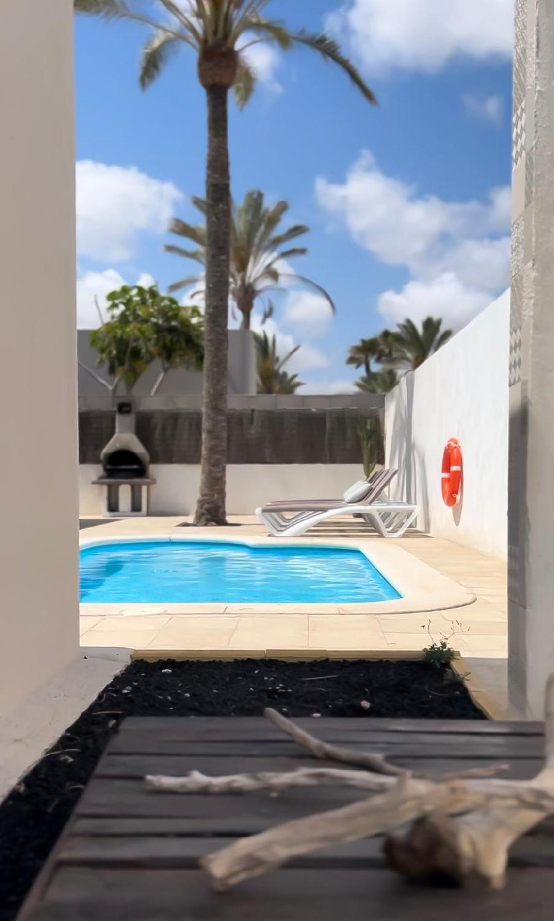House Boho Palm With Private Heated Pool And Garden, 3 Bedrooms, Wi-Fi Corralejo Zewnętrze zdjęcie